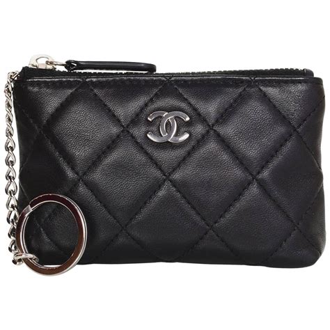 used chanel key holder|chanel keychain pouch.